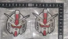 新品未使用　ガンダム　２枚　アイロン　ワッペン