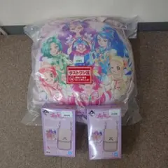 一番くじ プリキュア A賞2点とラストワン賞の3点セット