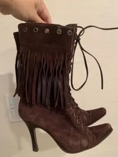 Bebe フリンジブーツ