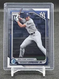 GEORGE LOMBARD JR. 1st Bowman Chromeカード