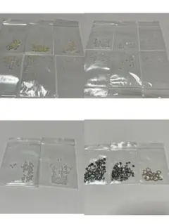 ネイルパーツ パール ストーン ハート まとめ売り セットのサムネイル