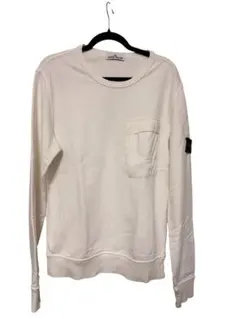 セール！！【STONE ISLAND】スウェット Lサイズ ワッペン ホワイトのサムネイル