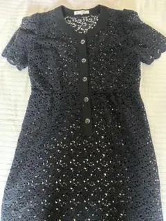 GIVENCHY GLAMOUR レース 半袖 トップス ブラック 15号のサムネイル