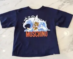 ★美品★Moschino モスキーノ Tシャツ100 4a ネイビー　キッズのサムネイル