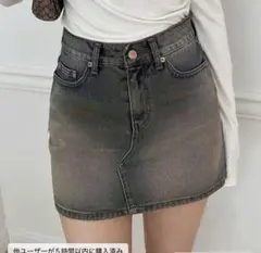 ヴィンテージ加工 デニムミニスカートのサムネイル
