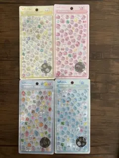 正規品 4種セット しずくちゃん ボンボンドロップシールミニ