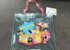 ダイソー PVCトートバッグ 日焼けキティ サンリオキャラクターズ クリアバッグ