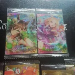 ウマ娘プリティダービー。ツインウエハースカードまとめ売り。SSR2枚あり。