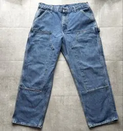 USA製 実寸W36 x 31Carhartt ダブル ニーデニムパンツ 激レア - メルカリ