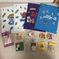 BT21 ファンセット クリアファイル 缶バッジ