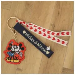 [新品]ディズニー ミッキー＆フレンズ/刺繍チャーム ミッキー＆ミニー