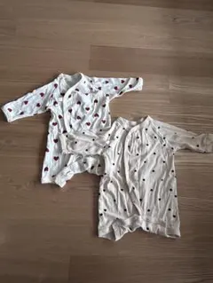 新生児用コンビ肌着 50~60cm 2枚セット