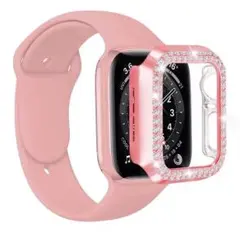 40mm 保護カバー アップルウォッチ　カバー 画面保護 キラキラカバー