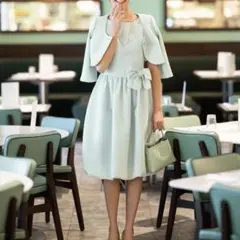 未使用に近い エムズグレイシー 24年カタログ掲載 ジャガードワンピース＆ボレロ