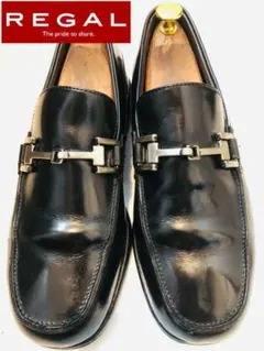 ★美品★定価24,800円！リーガル REGAL ビットローファー 24EE