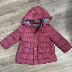 babyGAP 中綿コート 100 赤みピンク