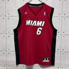 NBA レブロン ジェームズ 6 バスケットボール ユニフォーム XL ヒート