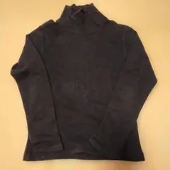 ユニクロ 黒 ハイネック 140センチ