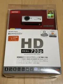BUFFALO HD Webカメラ BSWHD02SV マイク内蔵 720p