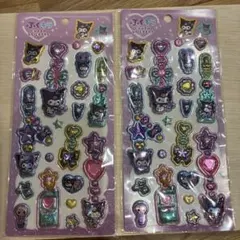 クロミ ぷくキラ チャームステッカー 2枚セットのサムネイル