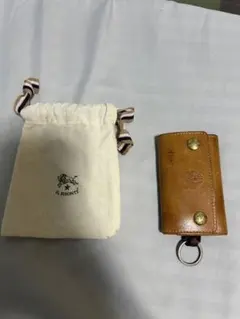 IL BISONTE レザー キーケース ブラウン