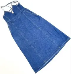 IENA デニム ワンピース 38 バックレースアップ 日本製