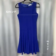 Calvin Klein ノースリーブワンピース 4P 青