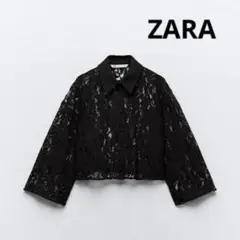 ZARA レース　ブラウス