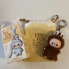 【L】LABUBU PIN FOR LOVE ミニラブブ イニシャル ぬいぐるみ
