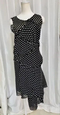 Junya Watanabe ポリエステルドットワンピース　M