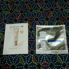 マキアージュ　ヌードジェリーBB　ランコム　UVエクスペールBB　パウチサンプル