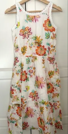 花柄ノースリーブワンピース 100cm以上
