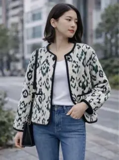 最終価格　ZARA ノーカラージャケット XSサイズ