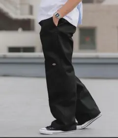 31×32【新品 未使用】ディッキーズ　ダブルニー　85283　・BLACK・