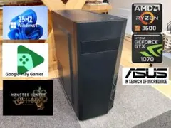 ゲーミングデスクトップ AMD Ryzen 5 3600 GTX 1070