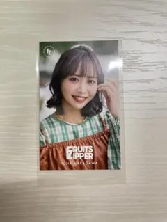 FRUITS ZIPPER 仲川瑠夏 ラッフル ミニフォトカード