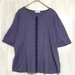 セシオラ　半袖カットソー　くすみ紫　40 / Lのサムネイル