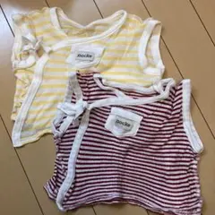ベビー短肌着 2枚セット　ベビー肌着50〜60