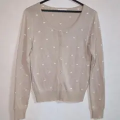 MIEL CRISHUNANT ベージュ カーディガン