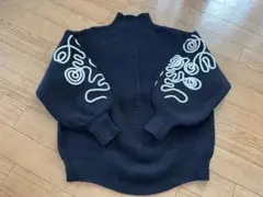 ラミア　LAMIA ニット　黒　フリーサイズ