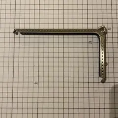 【2個セット】がま口 口金 L字型 18×10.5cm ハンドメイド ブロンズ