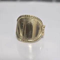 希少】刻印875 (21金)ヴィンテージ デザインリング 2.7g 16号 - メルカリ