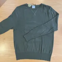 【新品タグ付き】Letroyes/ルトロワ　オリーブ　長袖カットソー　ニットのサムネイル