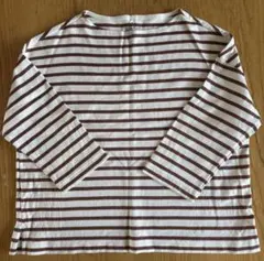 無印　七分袖　Tシャツ　Ｍ-L 綿100%