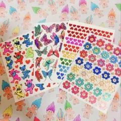 【4枚セット②】キラキラシール＊