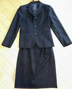 AS KNOW AS DE BASE スカートスーツ ブラック フォーマル…M