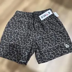 【新品未使用】MLB ショート ハーフパンツ レオパード ヤンキース ヒョウ柄
