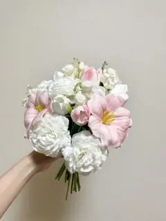 結婚式 ブライダル ブーケ 韓国風 造花