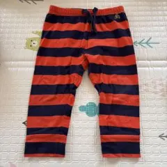 ベビーGAPストライプパンツ テディベア刺繍付き