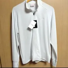 Kappa ホワイト ジップアップトレーニングウェア